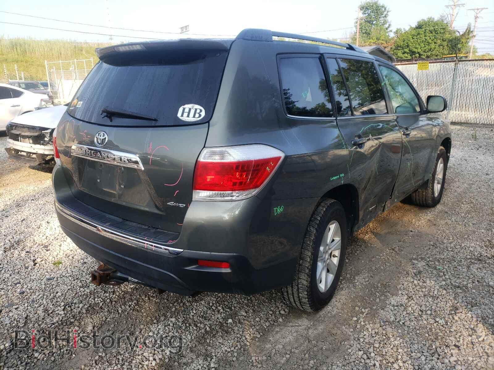 2012 TOYOTA HIGHLANDER - VIN: 5TDBK3EHXCS153764 - Фото 4