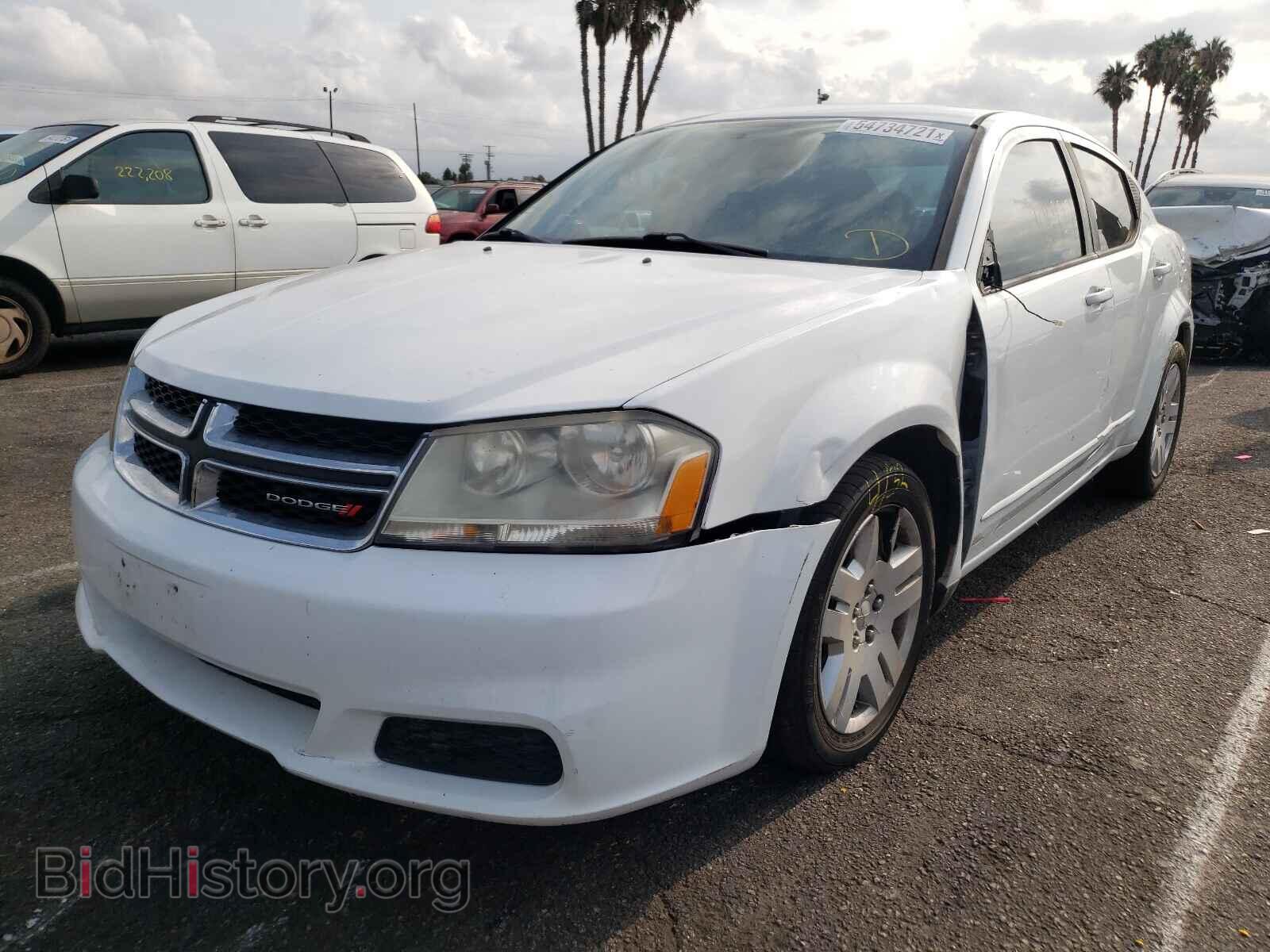 2012 DODGE AVENGER - VIN: 1C3CDZAG4CN276212 - Фото 2