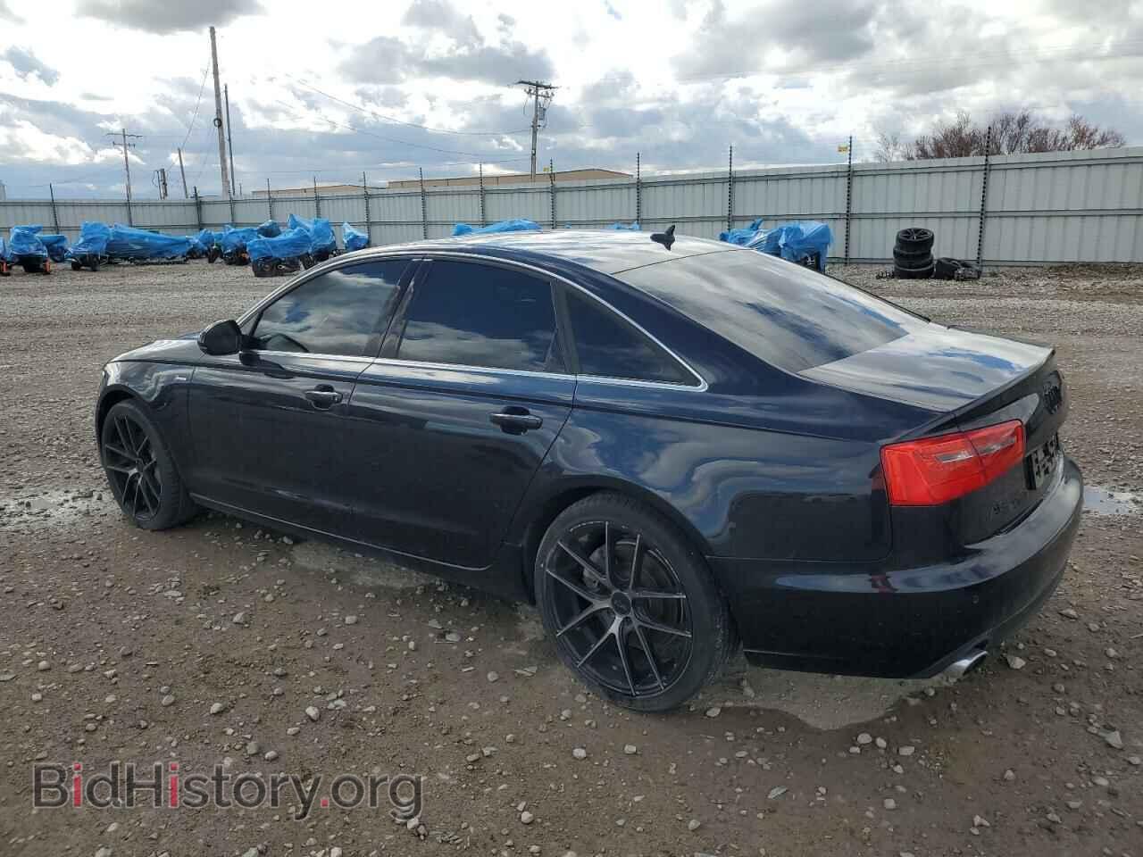 2013 AUDI A6 - VIN: WAUGGAFC0DN016027 - Фото 2