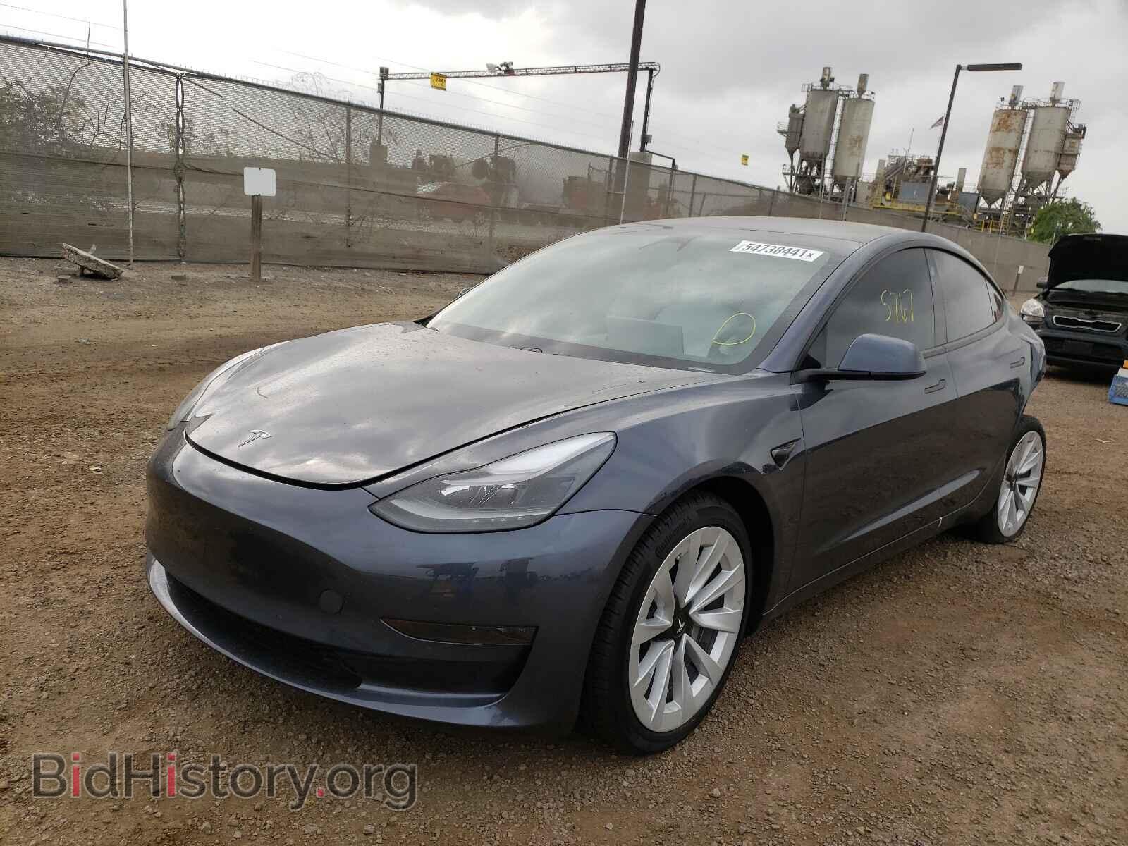 2021 TESLA MODEL 3 - VIN: 5YJ3E1EA8MF936459 - Фото 2