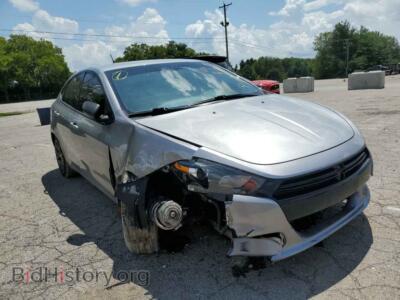 2015 Dodge DART SE, silver — VIN 1C3CDFAA8FD421076, Copart