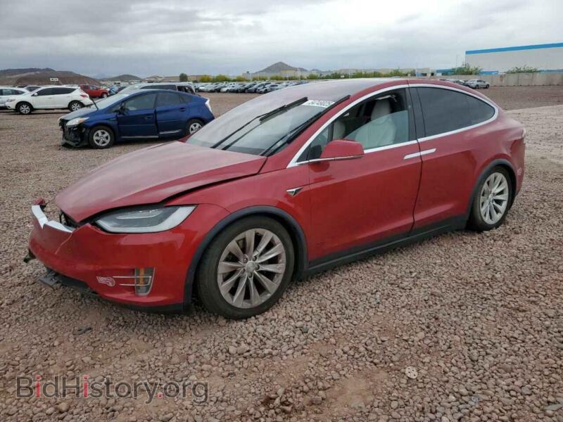 2017 Tesla MODEL X (VIN 5YJXCBE21HF065741) — photo 1 of 15, Copart, damage: front end