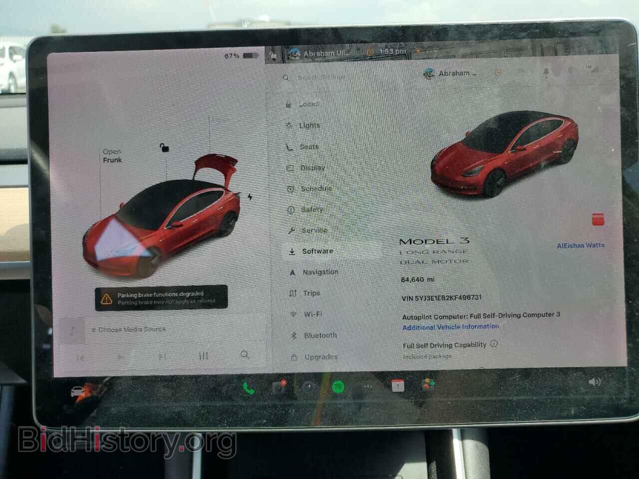 2019 TESLA MODEL 3 - VIN: 5YJ3E1EB2KF496731 - Photo 9