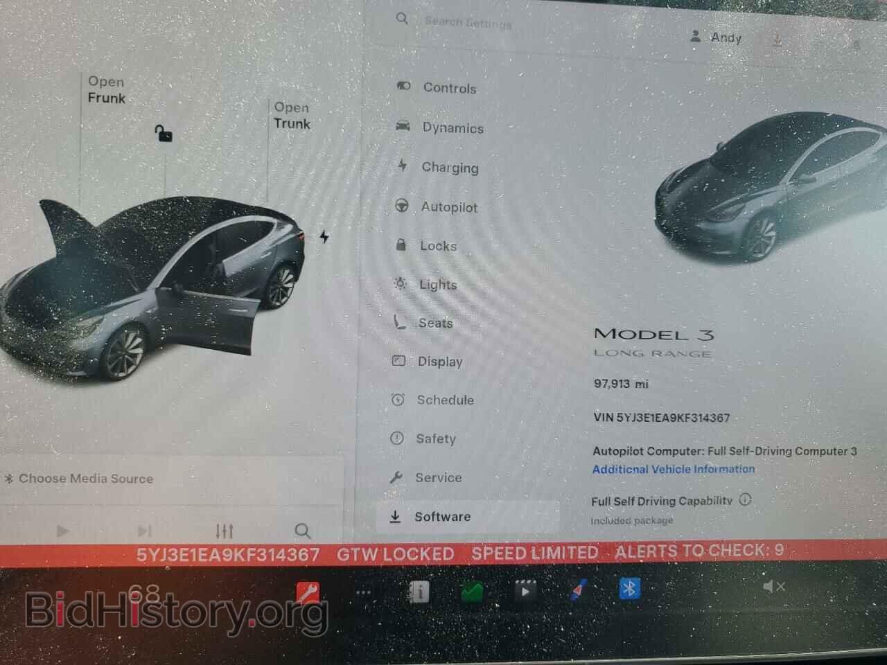 2019 TESLA MODEL 3 - VIN: 5YJ3E1EA9KF314367 - Photo 9
