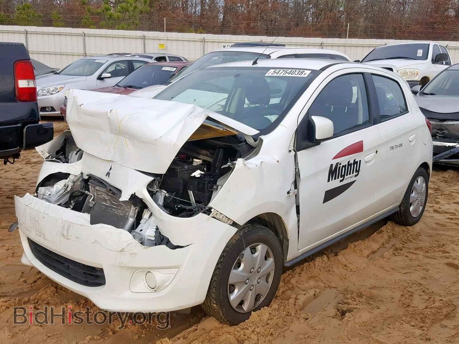 2014 MITSUBISHI MIRAGE - VIN: ML32A3HJ3EH008805 - Фото 2
