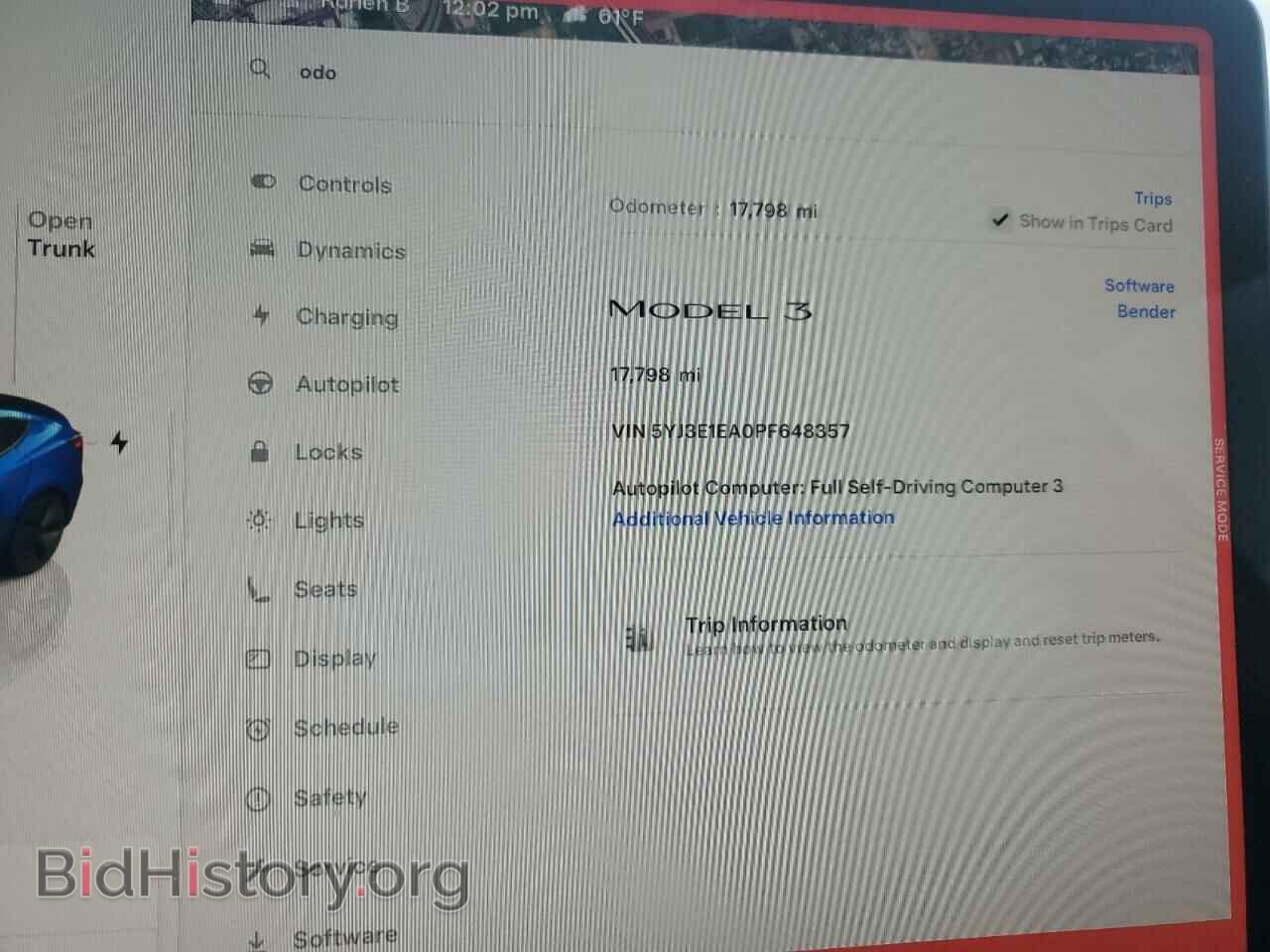 2023 TESLA MODEL 3 - VIN: 5YJ3E1EA0PF648357 - Photo 9