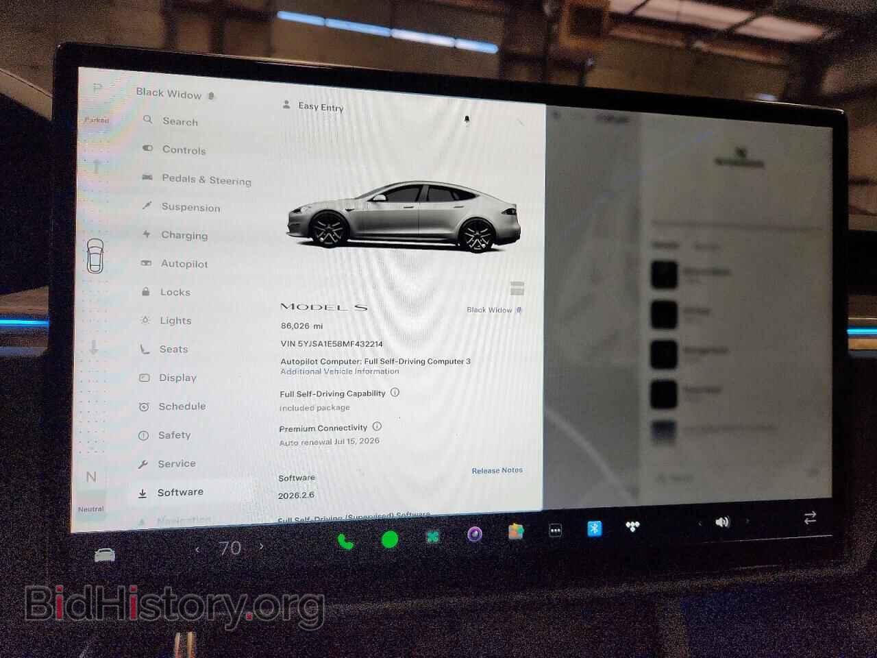 2021 TESLA MODEL S - VIN: 5YJSA1E58MF432214 - Photo 9