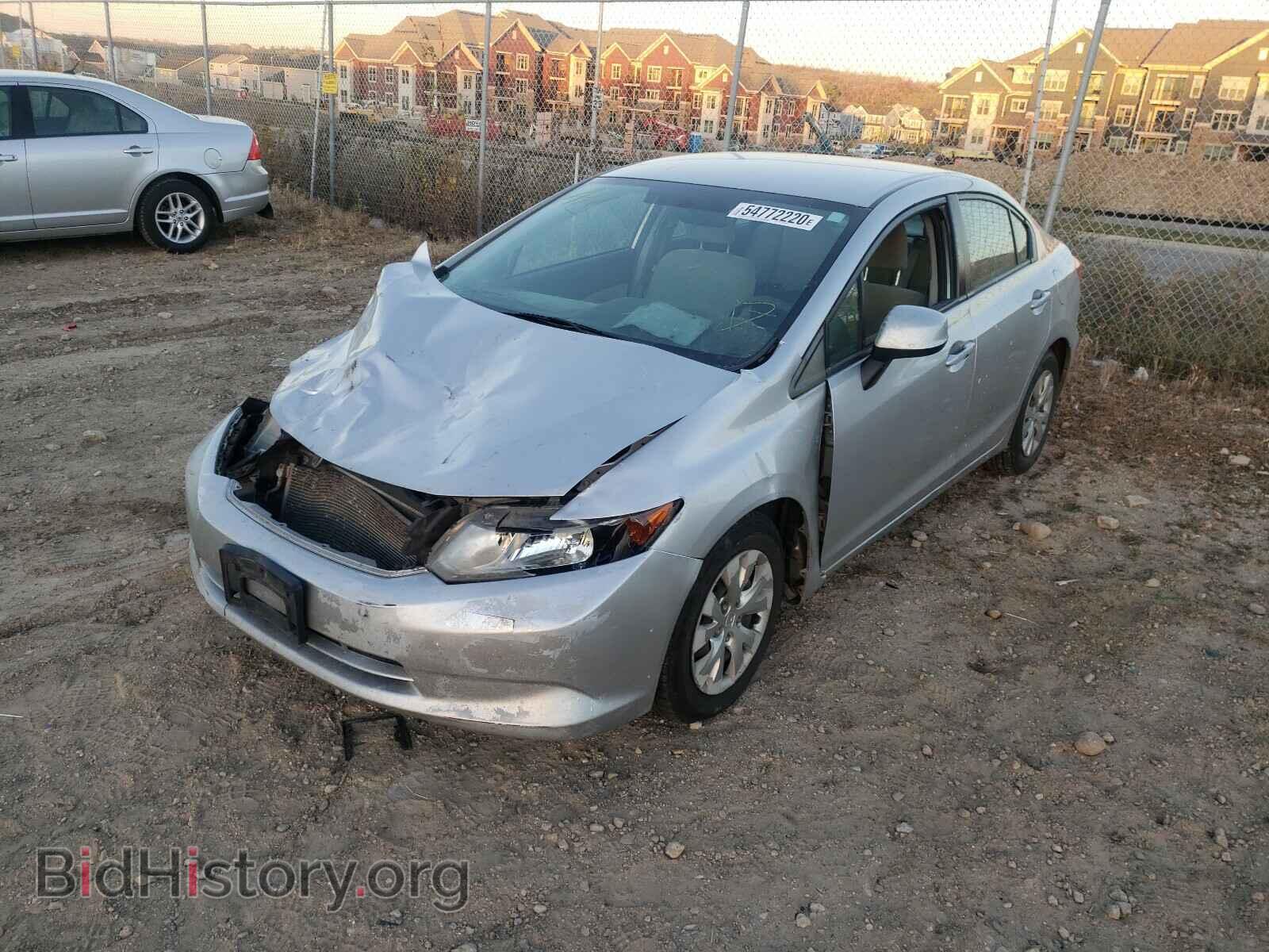 2012 HONDA CIVIC - VIN: 2HGFB2F56CH326812 - Фото 2