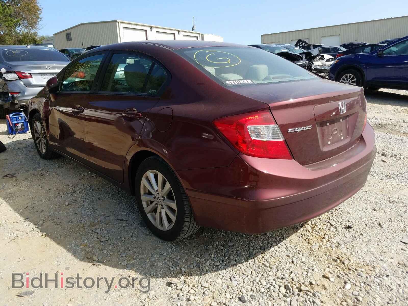 2012 HONDA CIVIC - VIN: 19XFB2F86CE343873 - Фото 3