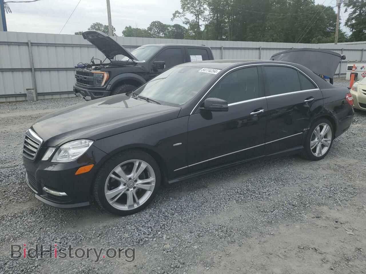 Photo WDDHF8JB2CA532306 - MERCEDES-BENZ E-CLASS 2012