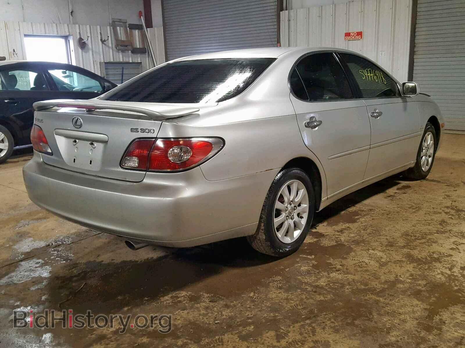 2003 LEXUS ES300 - VIN: JTHBF30G830136725 - Фото 4