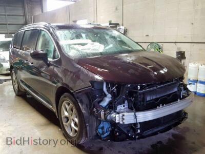 2018 Chrysler PACIFICA Pacifica T, темно-бордовый — VIN 2C4RC1EG9JR139366, Copart
