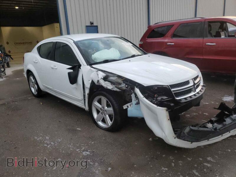 2013 Dodge AVENGER Avenger SE (VIN 1C3CDZAB5DN722633) — photo 1 of 10, Copart, damage: front end