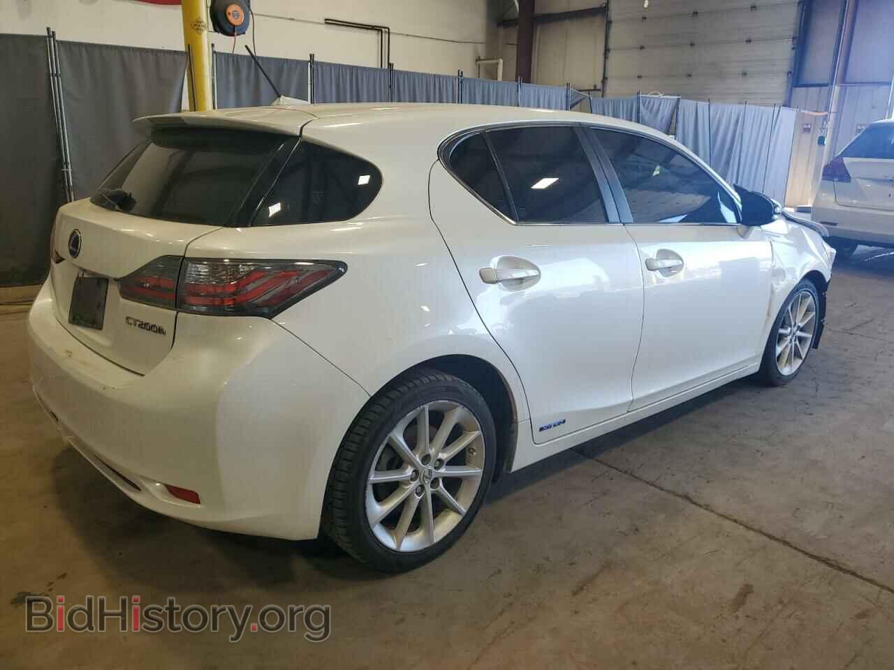 2012 LEXUS CT 200 - VIN: JTHKD5BH9C2097350 - Фото 3