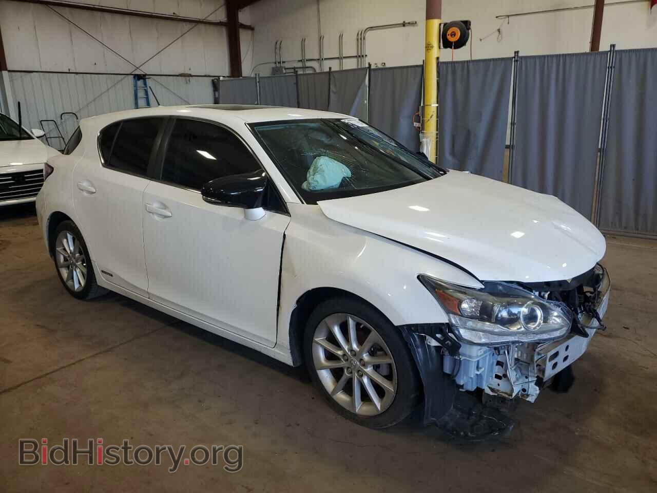 2012 LEXUS CT 200 - VIN: JTHKD5BH9C2097350 - Фото 4