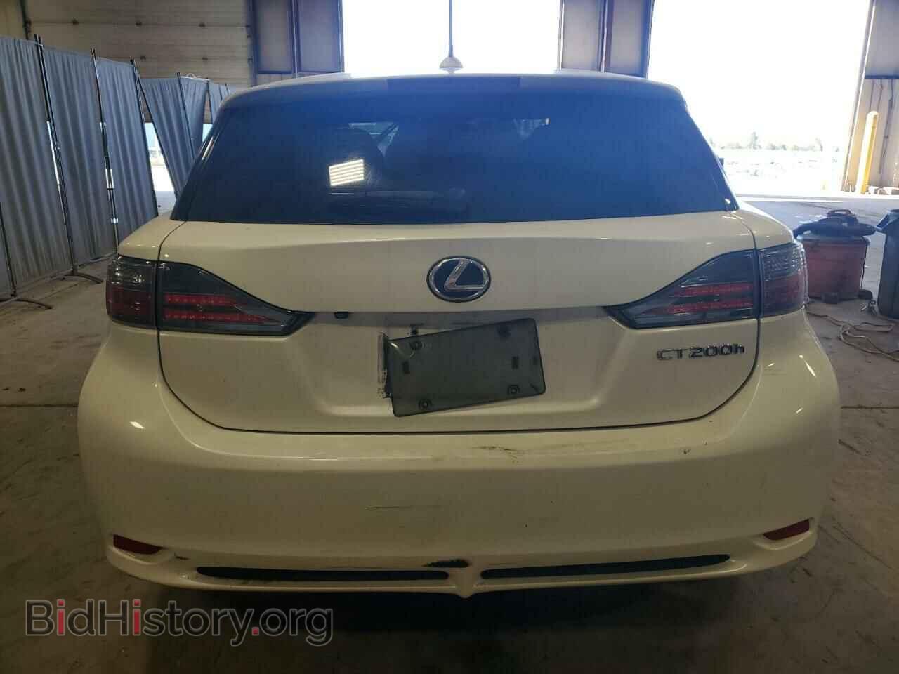 2012 LEXUS CT 200 - VIN: JTHKD5BH9C2097350 - Фото 6