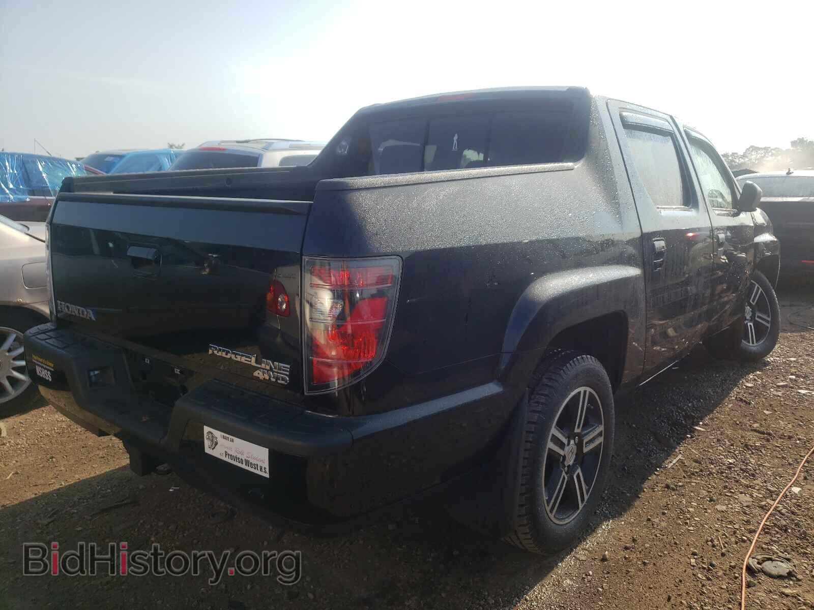2014 HONDA RIDGELINE - VIN: 5FPYK1F70EB005397 - Фото 4