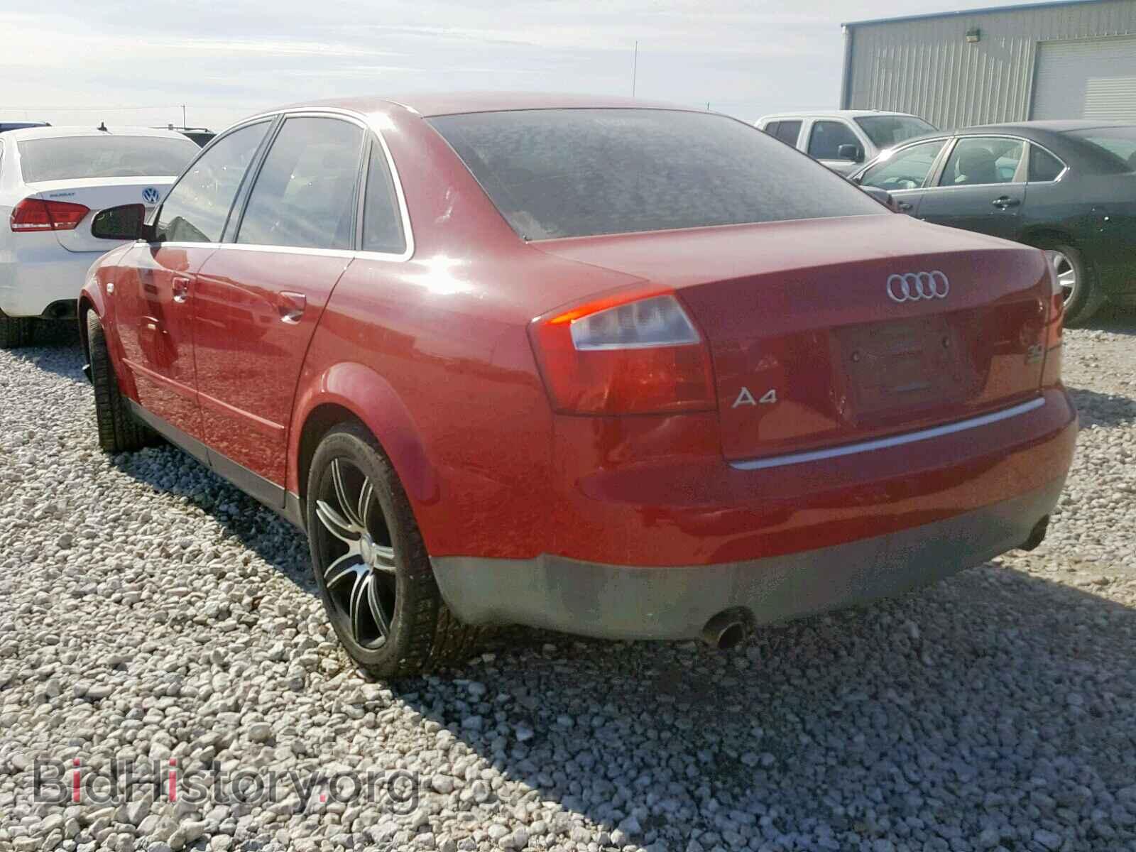 2002 AUDI A4 - VIN: WAULT68E12A161541 - Фото 3