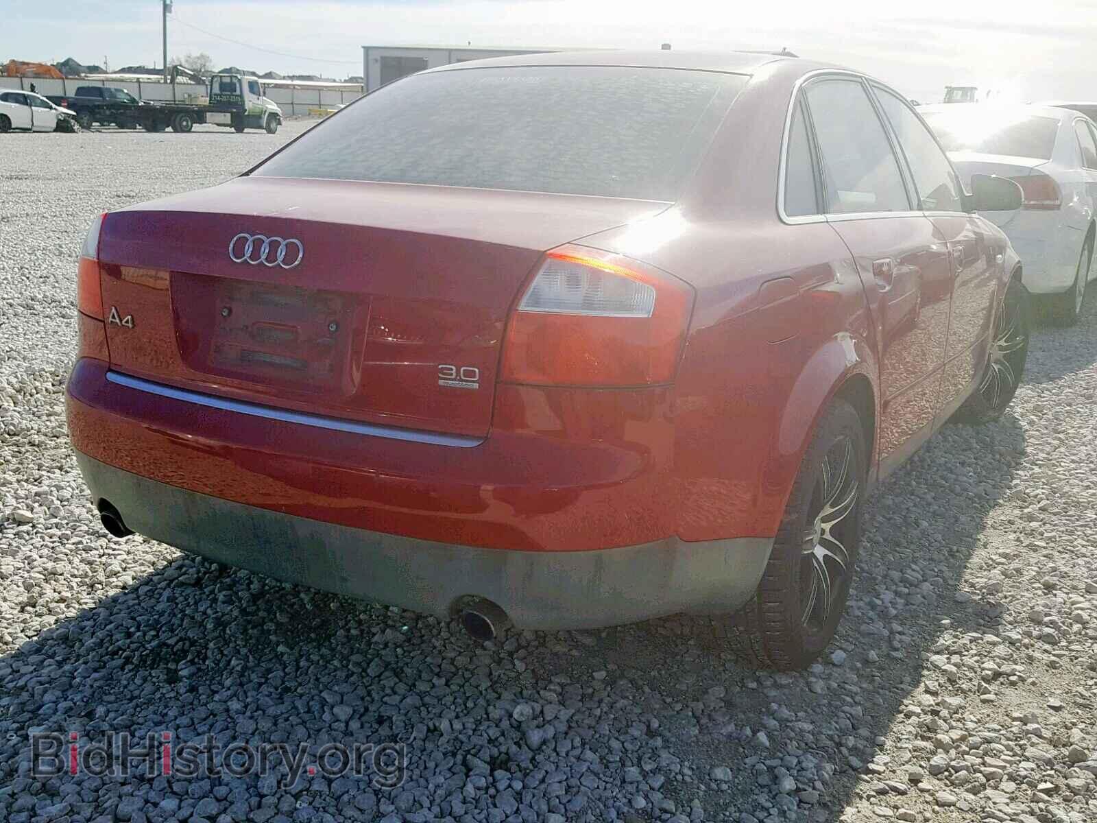 2002 AUDI A4 - VIN: WAULT68E12A161541 - Фото 4