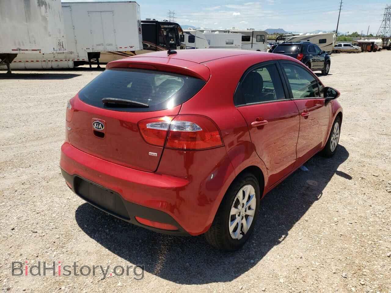 2013 KIA RIO - VIN: KNADM5A35D6109114 - Фото 4