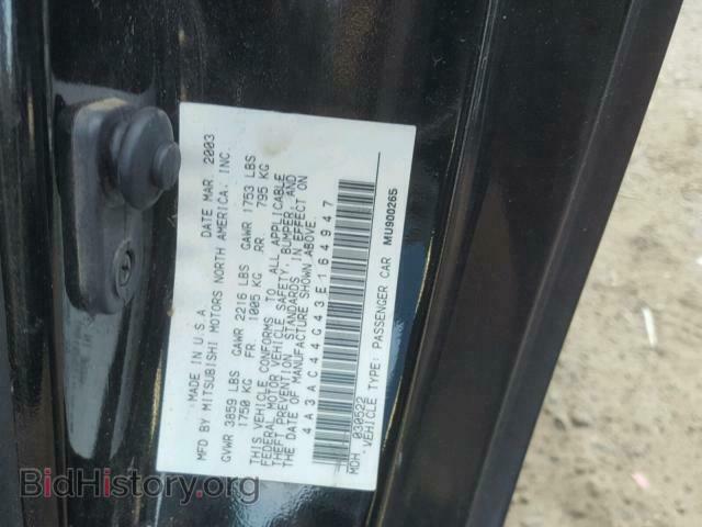 2003 MITSUBISHI ECLIPSE - VIN: 4A3AC44G43E164947 - Photo 10