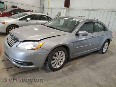 2013 Chrysler 200 Touring, серебристый — VIN 1C3CCBBG8DN660200, Copart