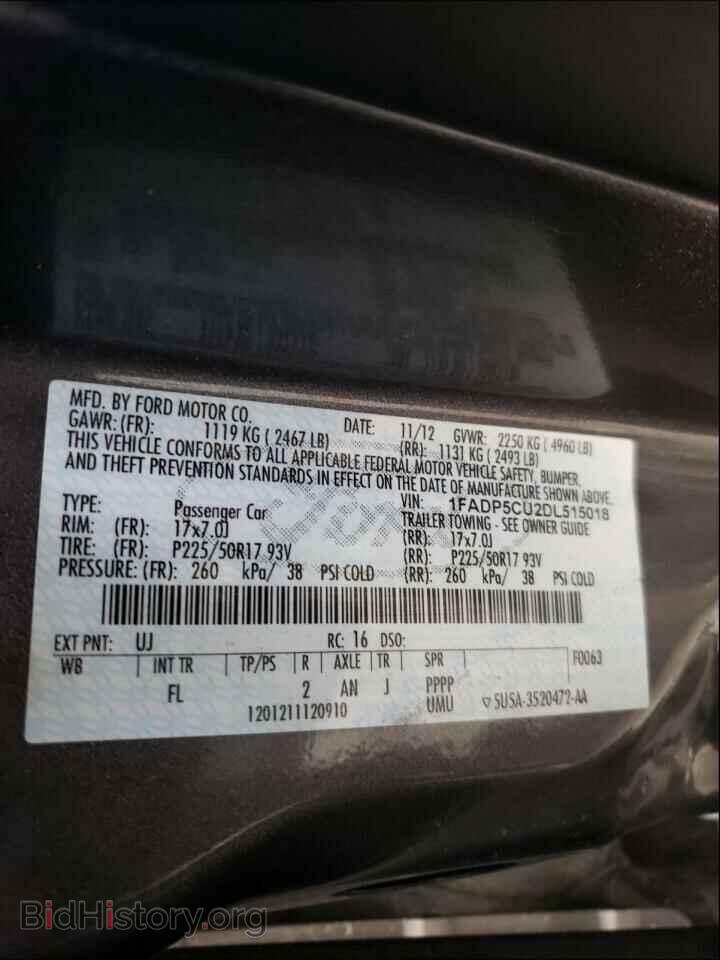 2013 FORD CMAX - VIN: 1FADP5CU2DL515018 - Фото 10