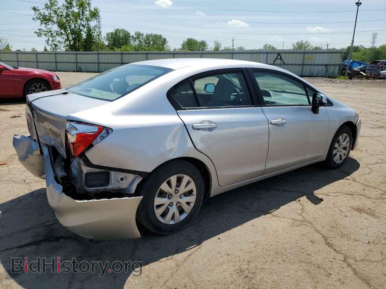 2012 HONDA CIVIC - VIN: 19XFB2F55CE009596 - Фото 3