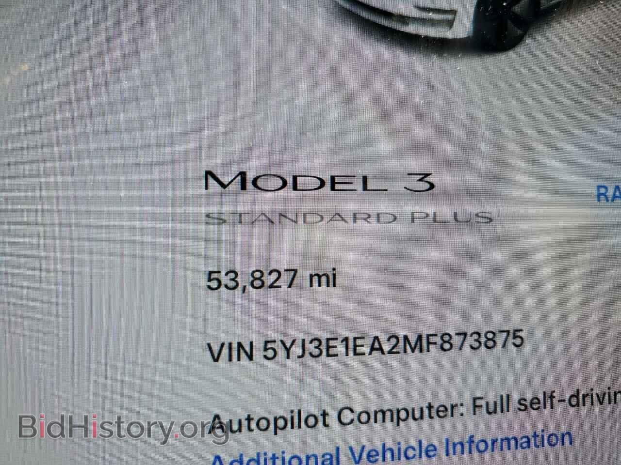 2021 TESLA MODEL 3 - VIN: 5YJ3E1EA2MF873875 - Photo 9