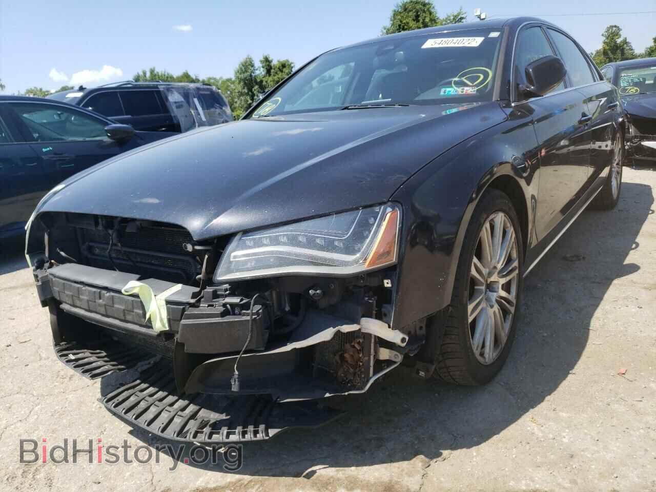 2013 AUDI A8 - VIN: WAURGAFD9DN017582 - Фото 2