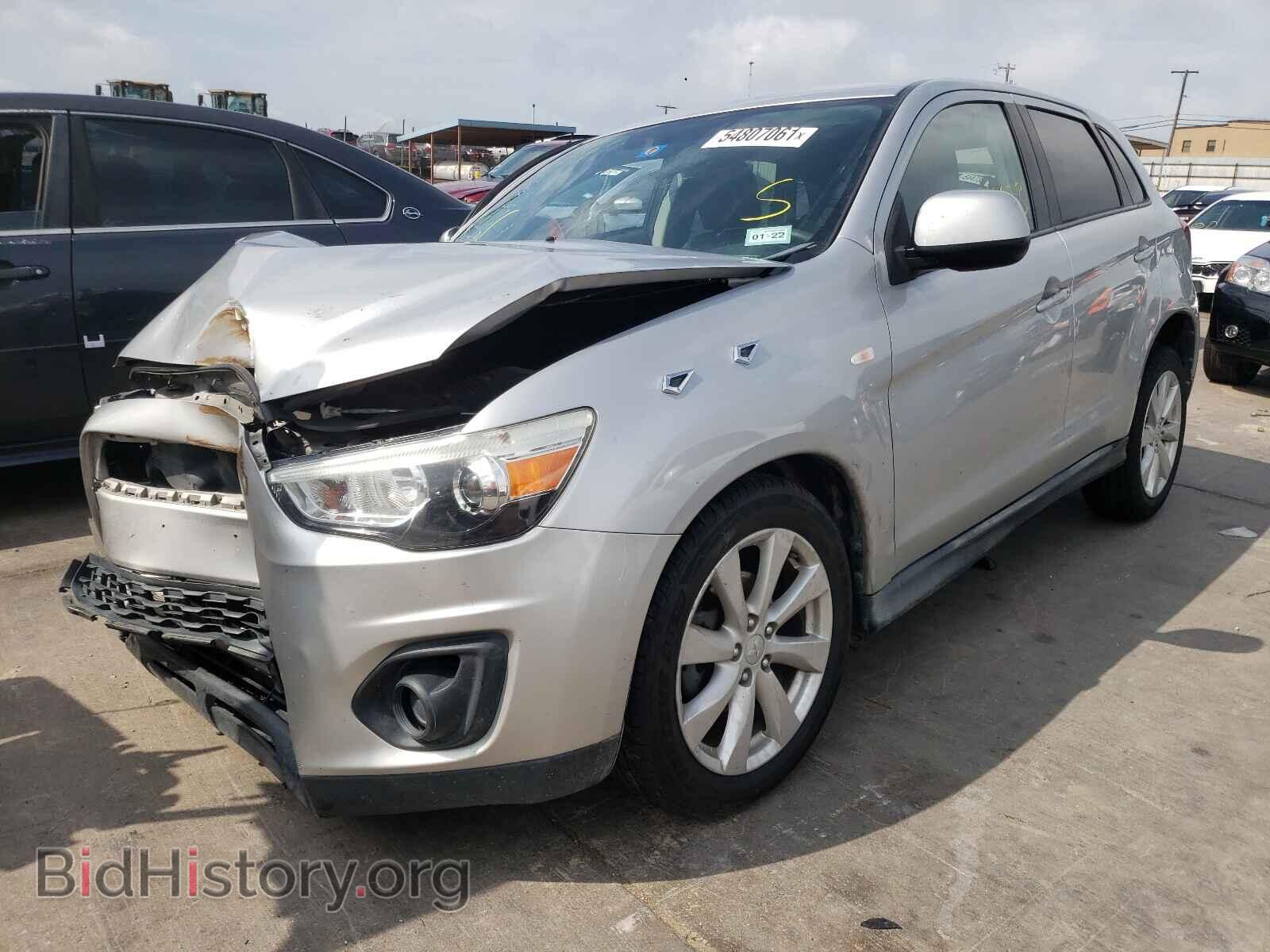 2014 MITSUBISHI OUTLANDER - VIN: 4A4AP3AU4EE007992 - Фото 2