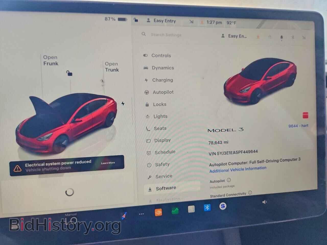 2023 TESLA MODEL 3 - VIN: 5YJ3E1EA5PF449644 - Photo 9