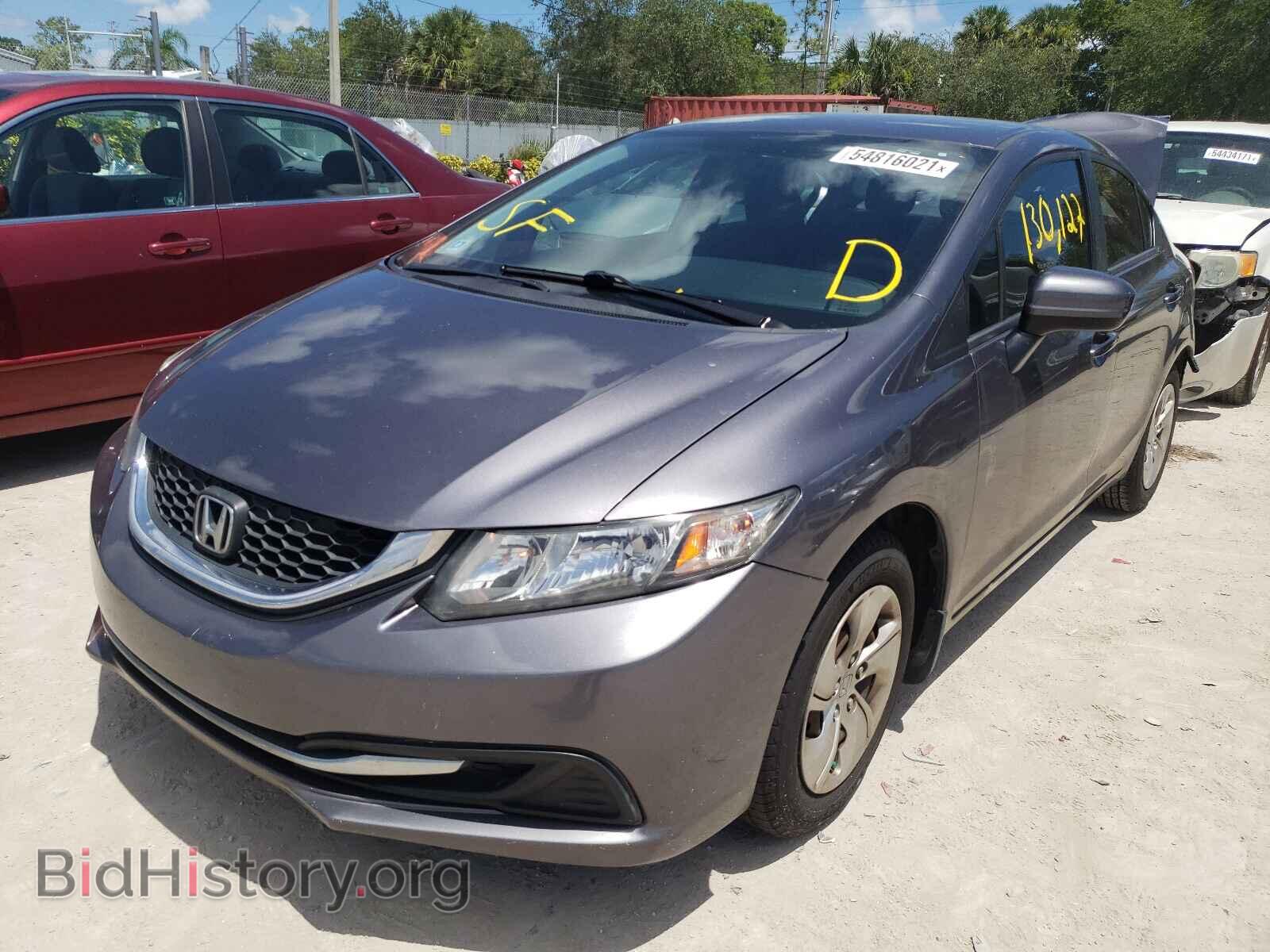 2014 HONDA CIVIC - VIN: 19XFB2F51EE037558 - Фото 2