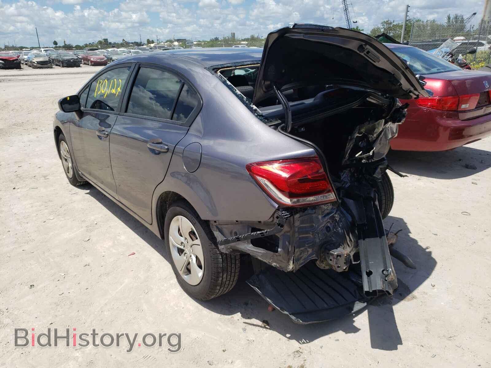 2014 HONDA CIVIC - VIN: 19XFB2F51EE037558 - Фото 3