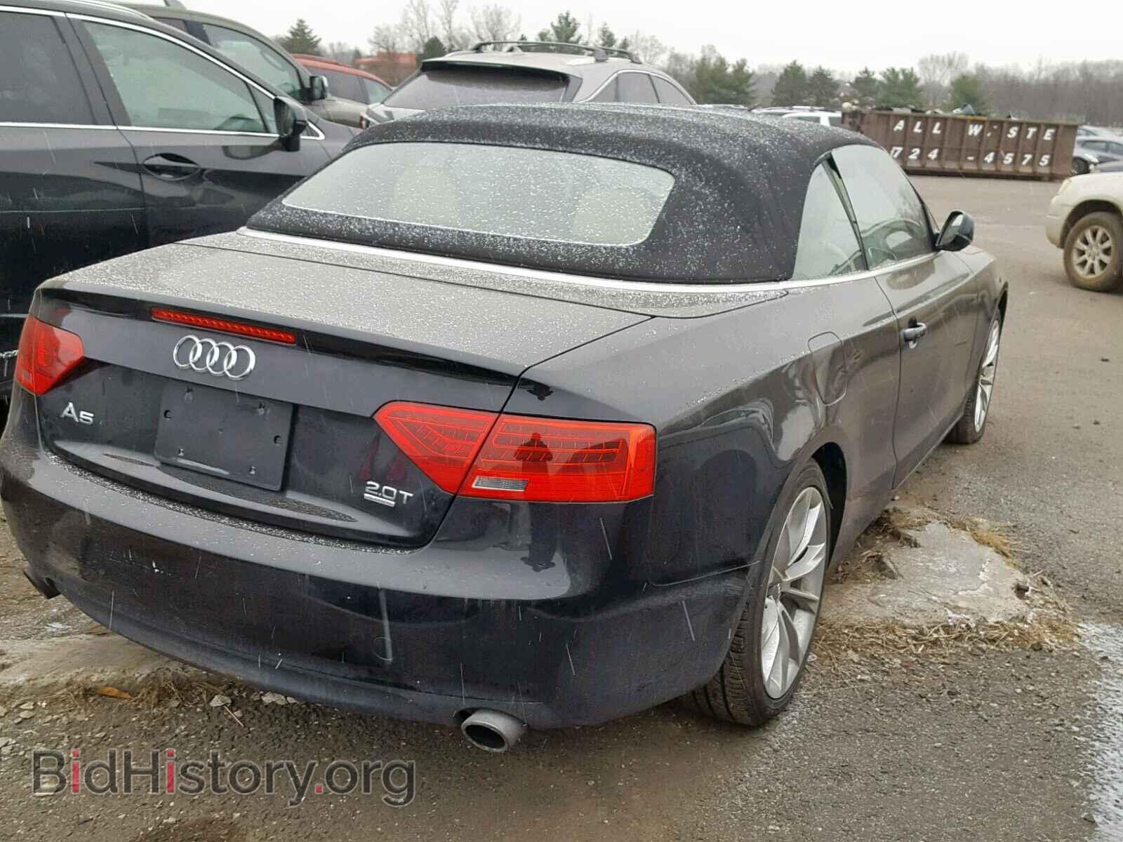 2013 AUDI A5 PREMIUM - VIN: WAULFAFH4DN013483 - Photo 4