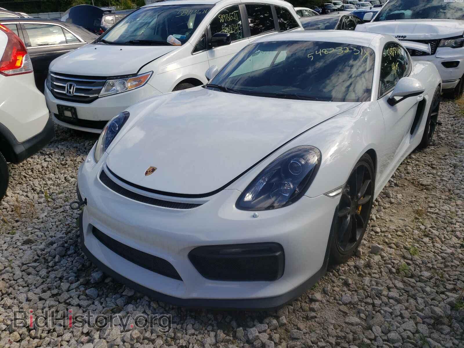2016 PORSCHE CAYMAN - VIN: WP0AC2A83GK192086 - Фото 2