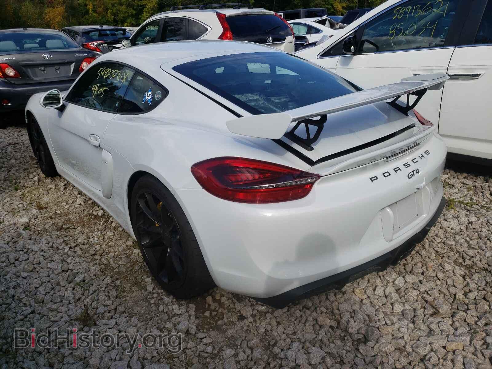 2016 PORSCHE CAYMAN - VIN: WP0AC2A83GK192086 - Фото 3