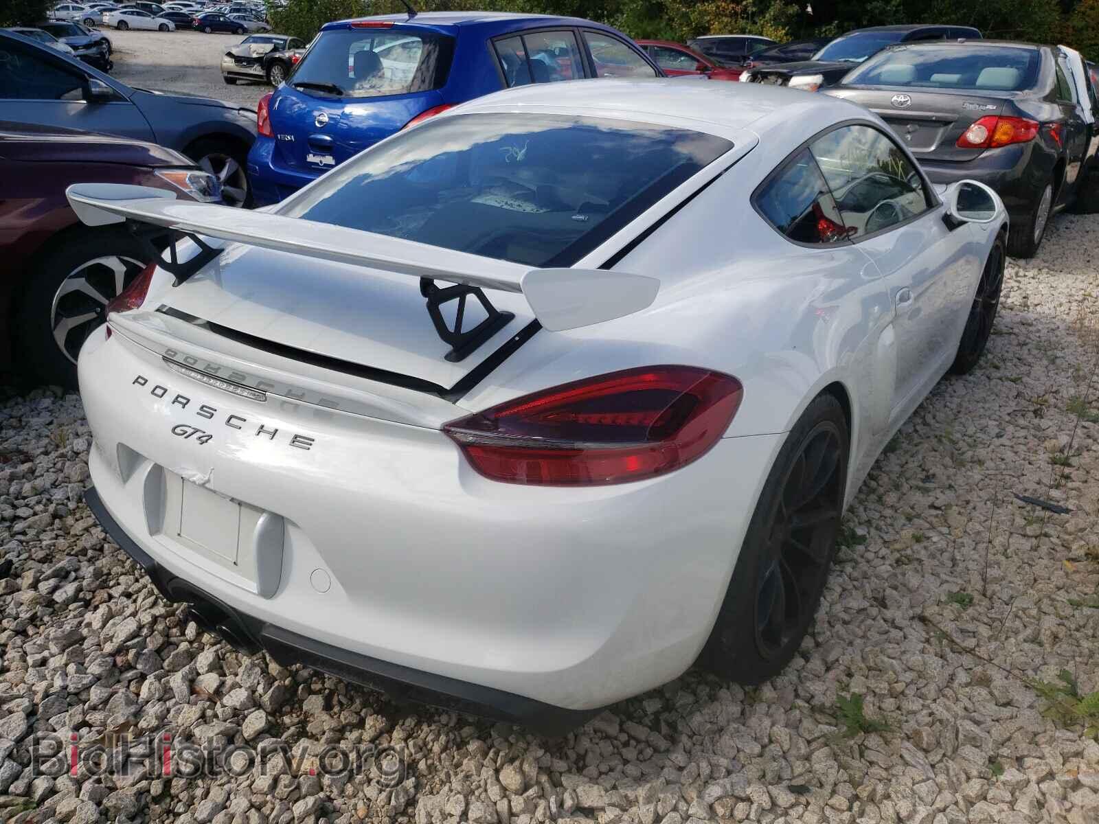 2016 PORSCHE CAYMAN - VIN: WP0AC2A83GK192086 - Фото 4