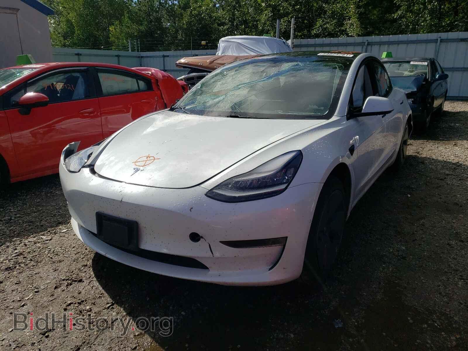 2021 TESLA MODEL 3 - VIN: 5YJ3E1EA7MF854710 - Photo 2