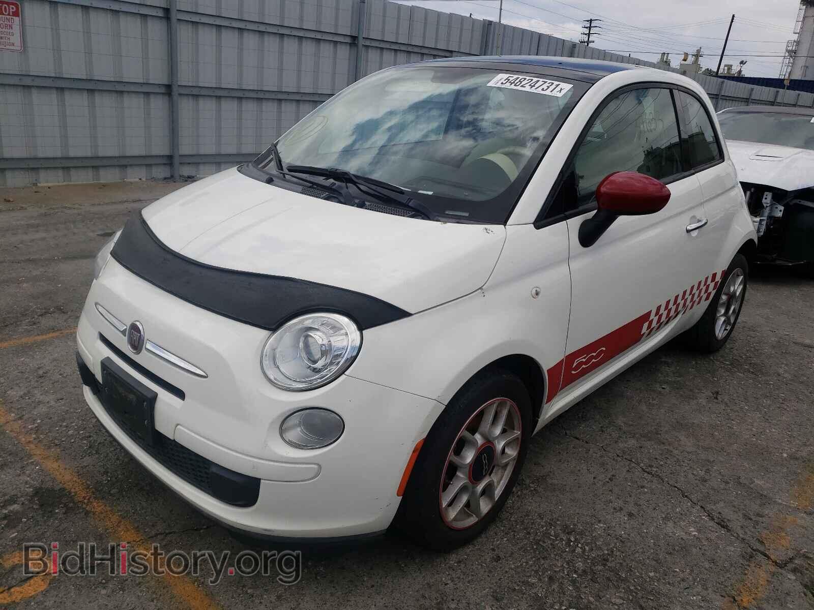 2015 FIAT 500 - VIN: 3C3CFFAR6FT507710 - Фото 2