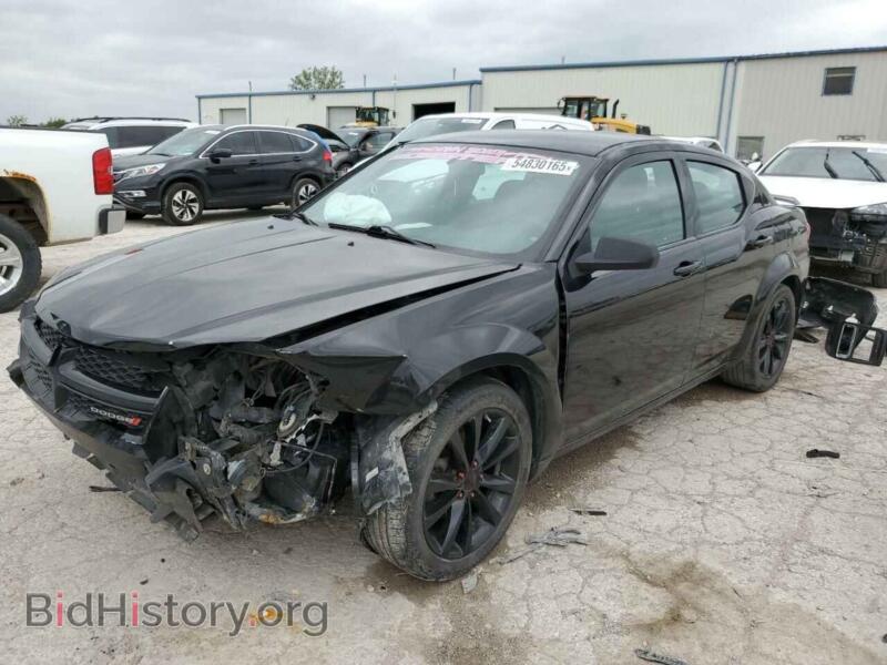 2014 Dodge AVENGER SE (VIN 1C3CDZAB9EN199456) — photo 1 of 12, Copart, damage: front end