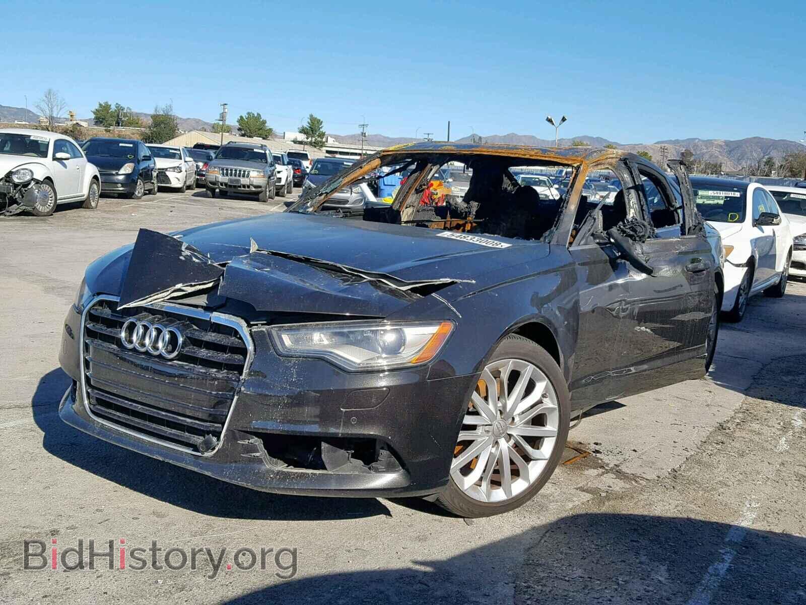 2014 AUDI A6 - VIN: WAUGFAFC4EN142959 - Фото 2
