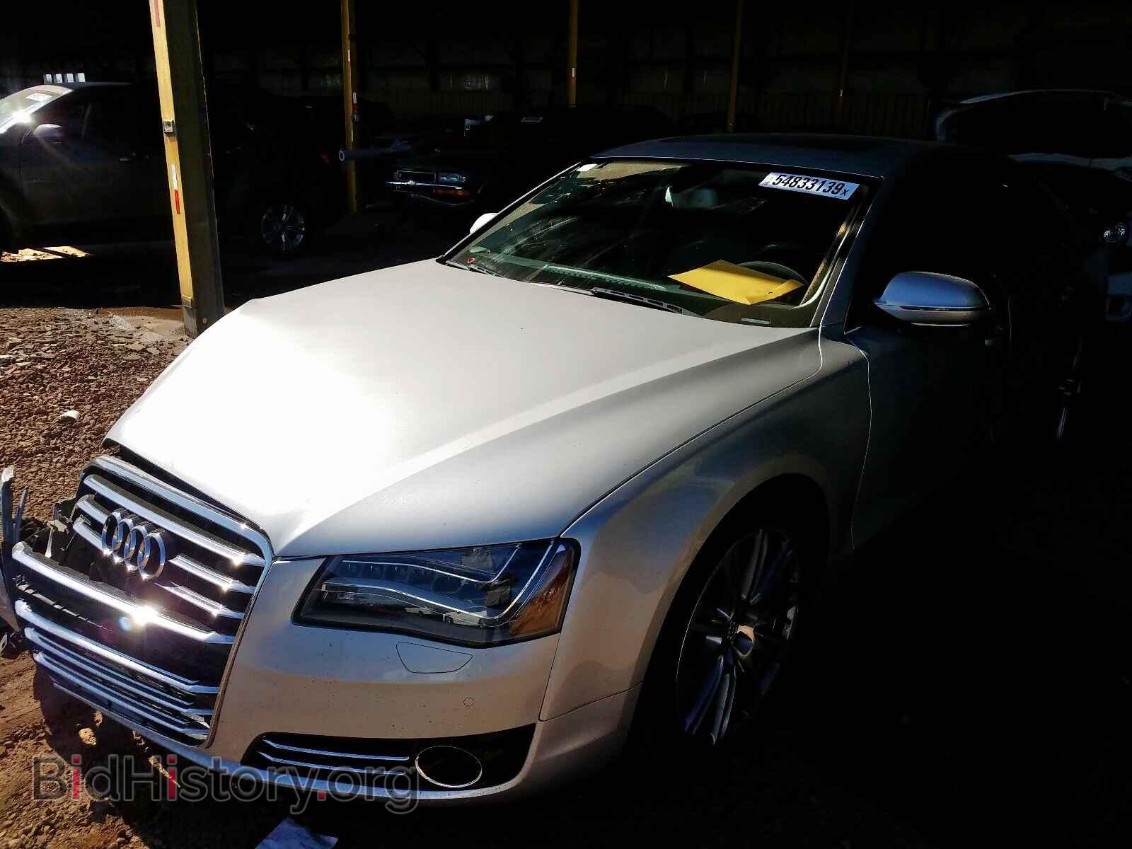 2013 AUDI A8 - VIN: WAUAGAFD7DN006562 - Фото 2