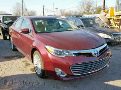 2013 Toyota AVALON Avalon HYB, темно-бордовый — VIN 4T1BD1EB1DU015355, Copart