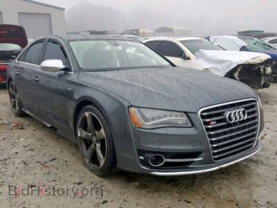 2013 Audi S8 S8 Quattro, серый — VIN WAUD2AFD0DN026650, Copart
