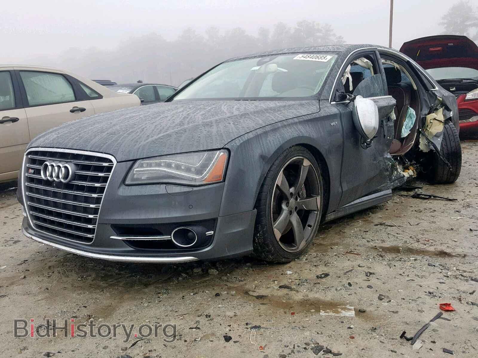 2013 AUDI S8 - VIN: WAUD2AFD0DN026650 - Фото 2