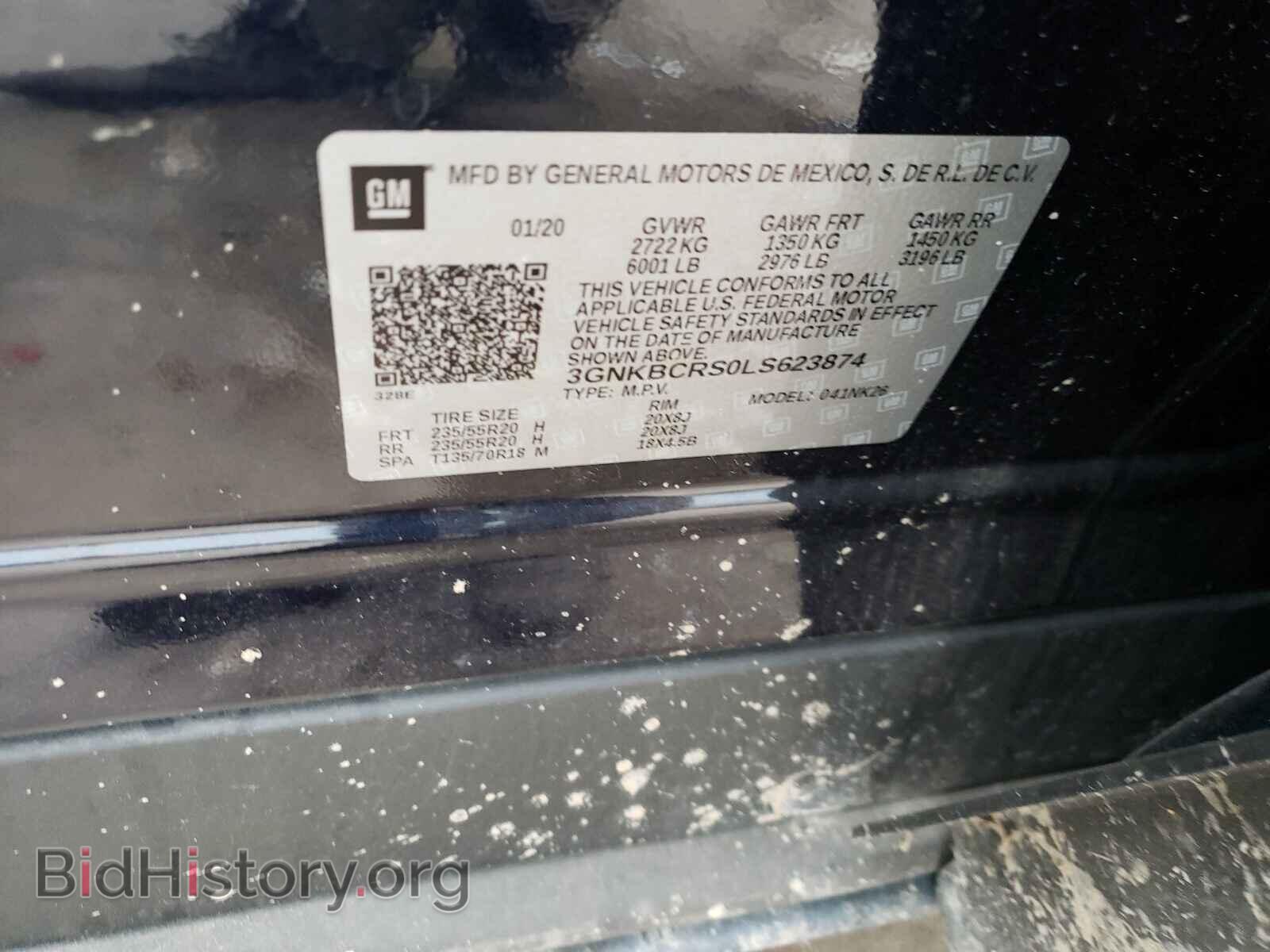 2020 CHEVROLET BLAZER - VIN: 3GNKBCRS0LS623874 - Фото 10