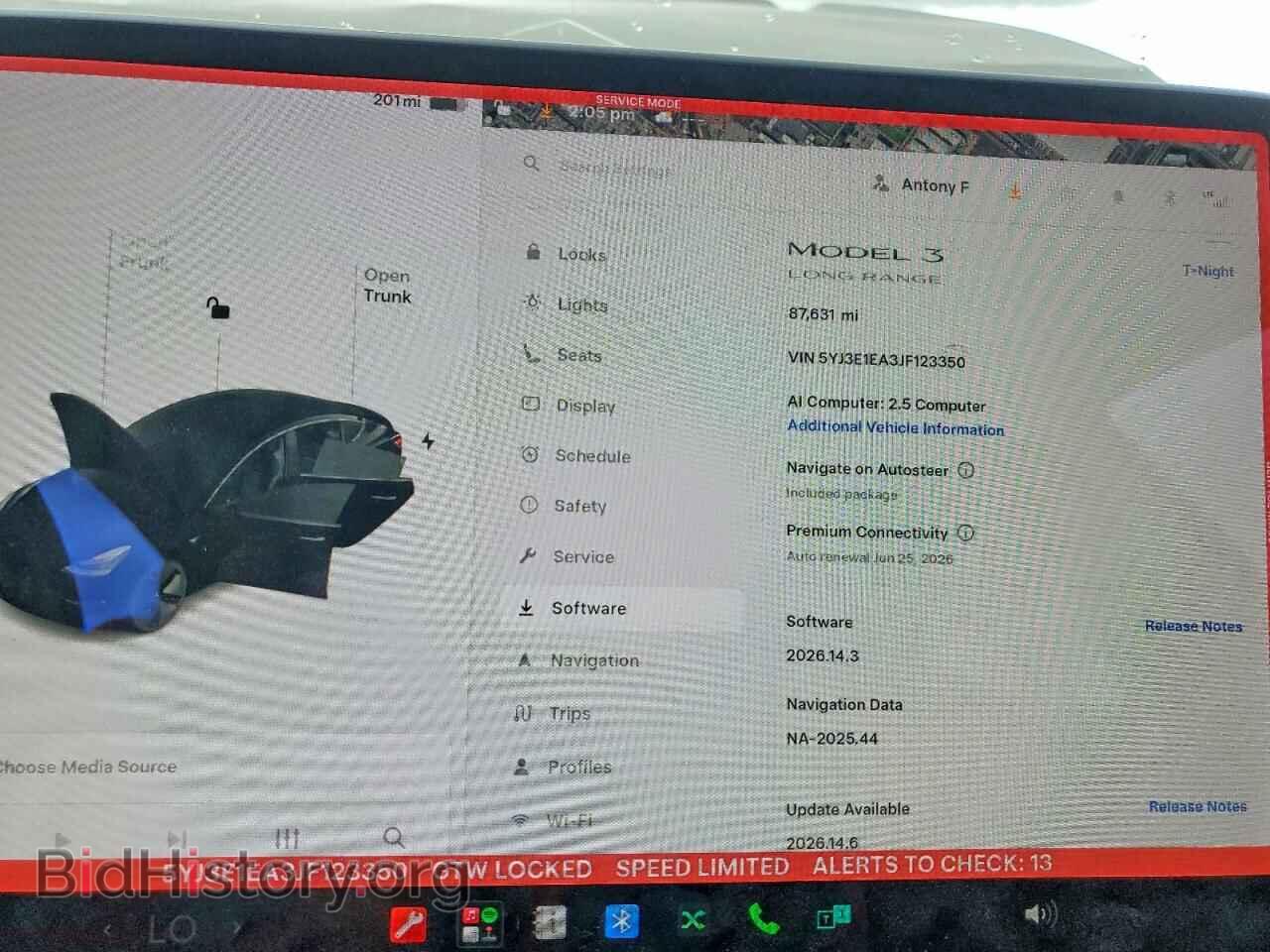 2018 TESLA MODEL 3 - VIN: 5YJ3E1EA3JF123350 - Photo 9