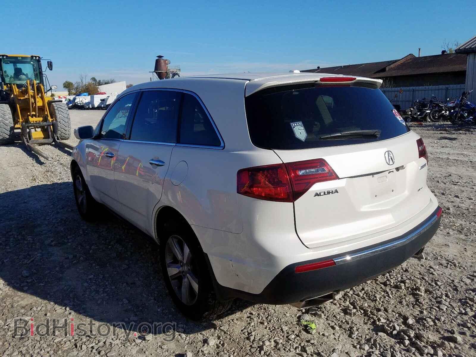 2012 ACURA MDX - VIN: 2HNYD2H35CH550077 - Фото 3