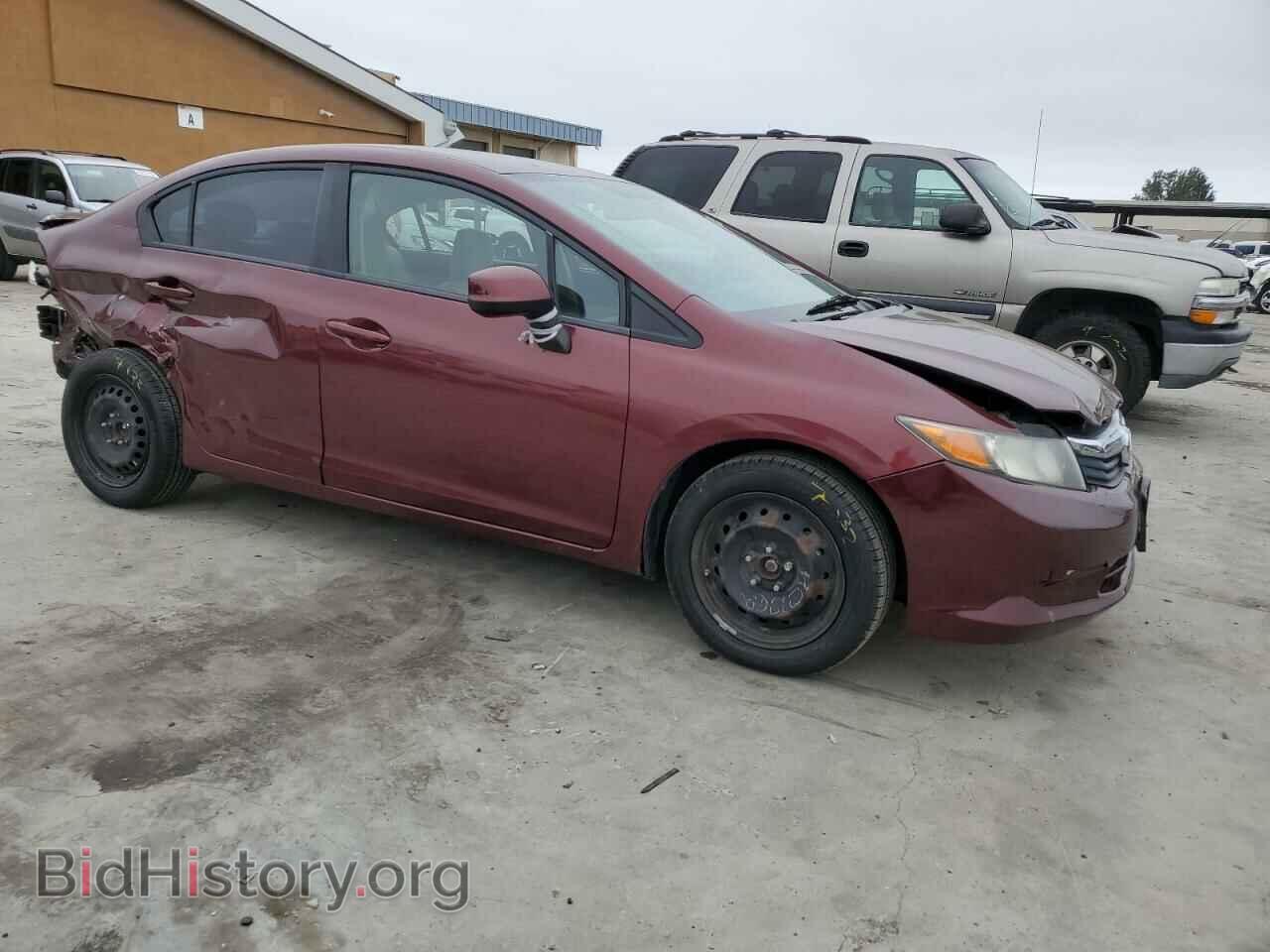 2012 HONDA CIVIC - VIN: 2HGFB2F57CH593537 - Фото 4